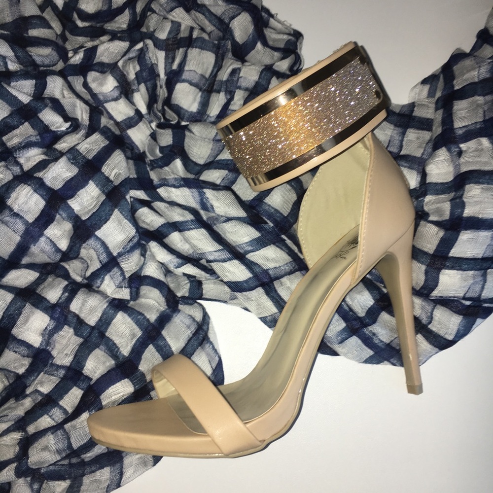 Ankle Strap Heels • Wild Rose • New Condition